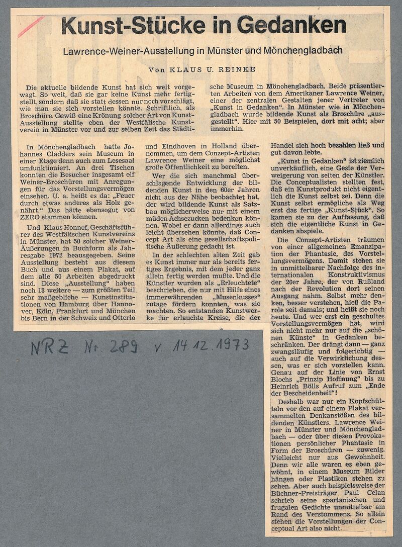 Neue Rhein Zeitung, 14.12.1973