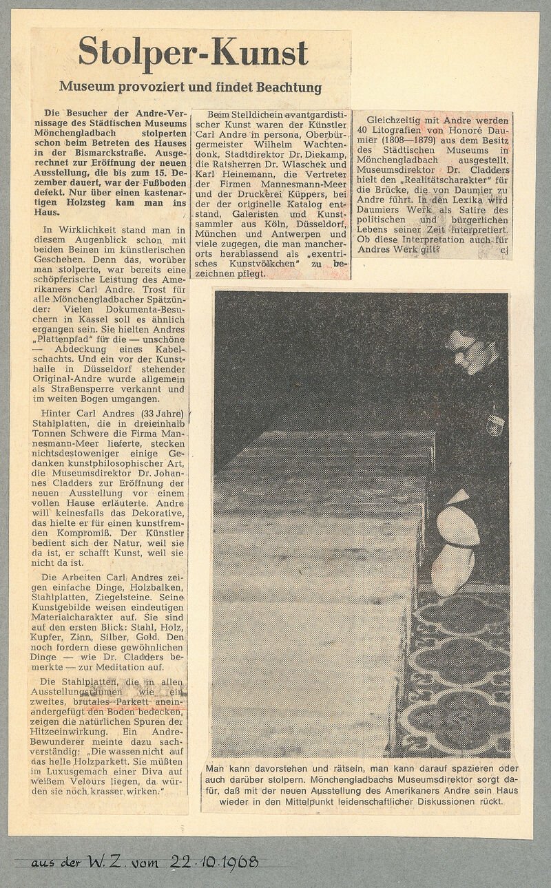 Westdeutsche Zeitung, 22.10.1968