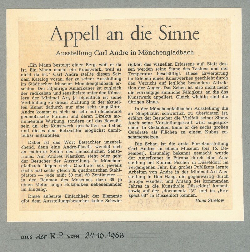 Rheinische Post, 24.10.1968