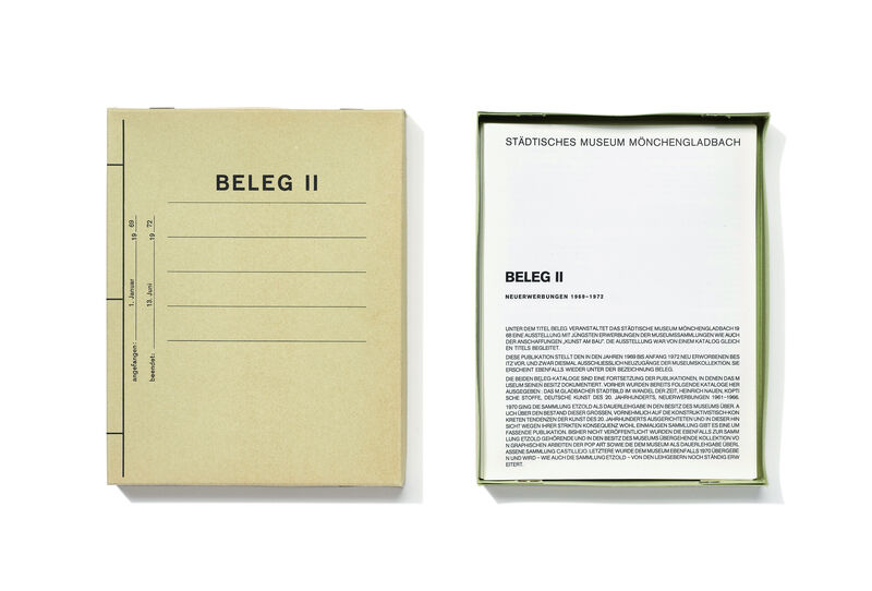 Kassettenkatalog BELEG II, 1972