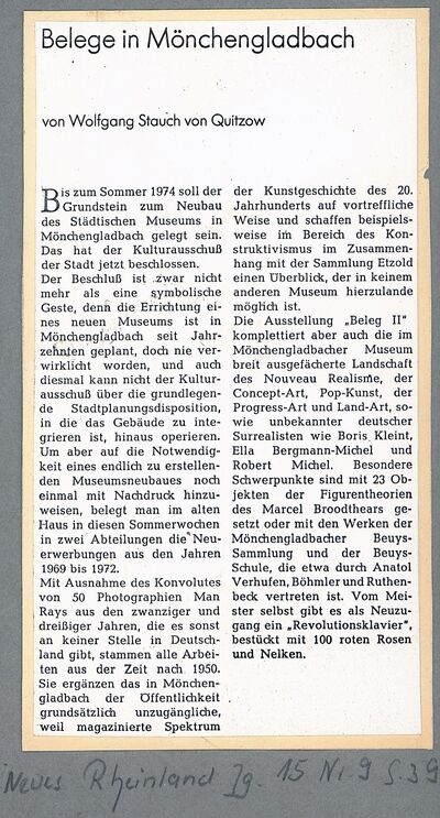 Neues Rheinland, Jg. 15, Nr. 9, 9.5.1972