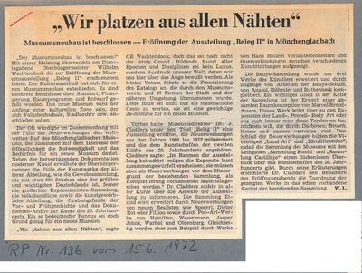 Rheinische Post, 15.6.1972