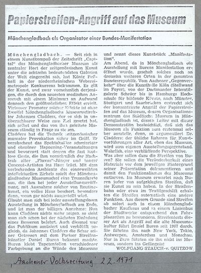 Aachener Volkszeitung, 2.2.1971