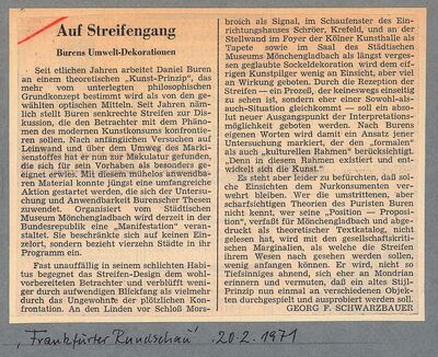 Frankfurter Rundschau, 20.2.1971
