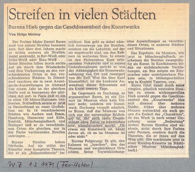 Westdeutsche Zeitung, 1.2.1971