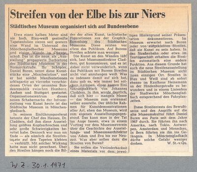 Westdeutsche Zeitung, 30.1.1971