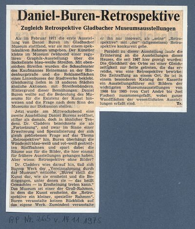Rheinische Post, 14.11.1975