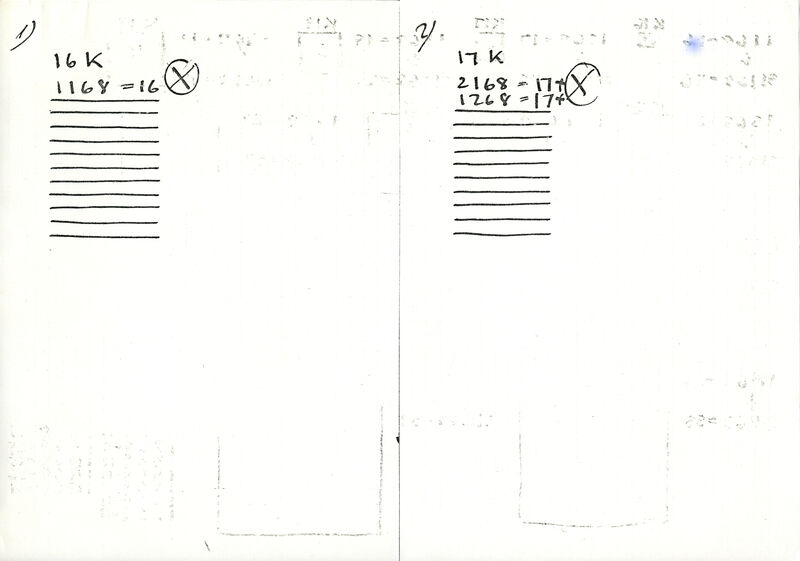 Hanne Darboven, Brief mit erster Ideenskizze an J. Cladders, n.d. [Januar 1969], hs., © Privatarchiv/Nachlass Cladders, © Hanne Darboven Stiftung, © VG Bild-Kunst, Bonn 2022
