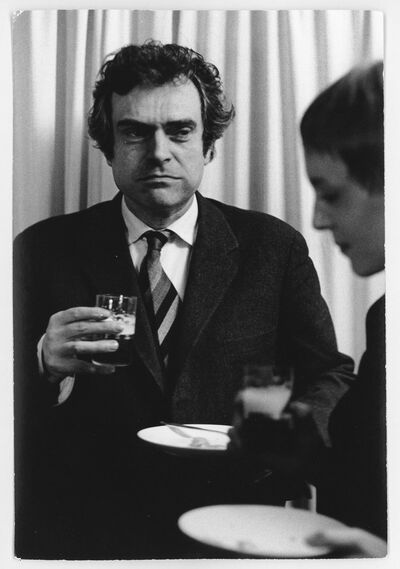 DARBOVEN, After Show Party, 1969, Marcel Broodthaers, Hanne Darboven, Foto: Albert Weber, Archiv Museum Abteiberg, © Hanne Darboven Stiftung