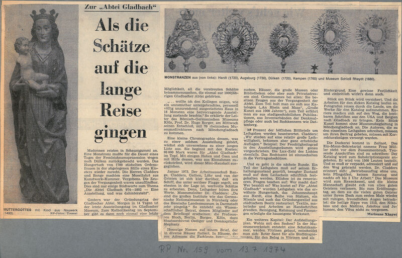 Rheinische Post, 13.7.1974