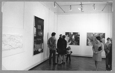 die planke, Museum Mönchengladbach 1971, Raum IX, Foto: Albert Weber, Archiv Museum Abteiberg
