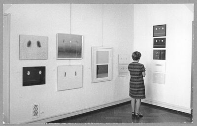die planke, Museum Mönchengladbach 1971, Raum VII, Foto: Albert Weber, Archiv Museum Abteiberg