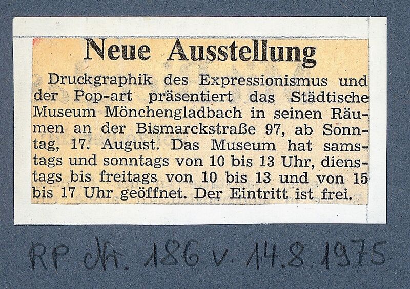 Rheinische Post, 14.8.1975