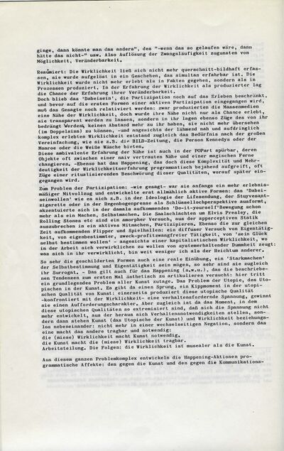 Friedrich Wolfram Heubach, "Zu Happening und Fluxus", in: Beiheft zur Ausstellung happening & fluxus, Kölnischer Kunstverein, Köln 1970, o.S. (S. 3)