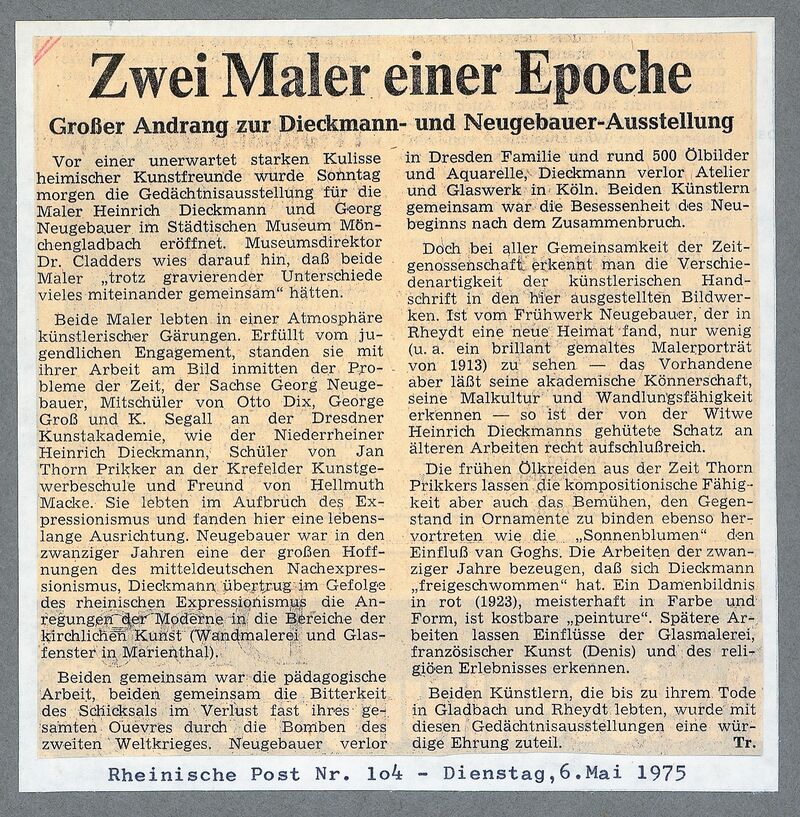 Rheinische Post, 6.5.1975