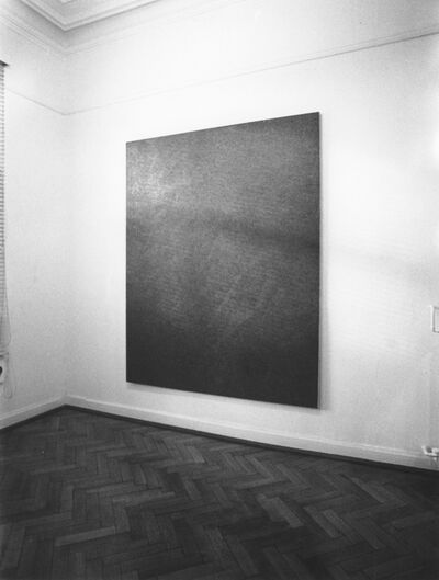 GERHARD RICHTER. Graue Bilder, Museum Mönchengladbach 1974/75, Foto: Archiv Museum Abteiberg, © Gerhard Richter 2022 (05102022).