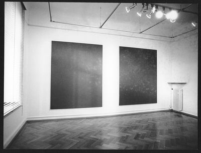 GERHARD RICHTER. Graue Bilder, Museum Mönchengladbach 1974/75, Raum VIII, Foto: Archiv Museum Abteiberg, © Gerhard Richter 2022 (05102022).