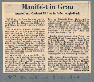 Rheinische Post, 9.12.1974