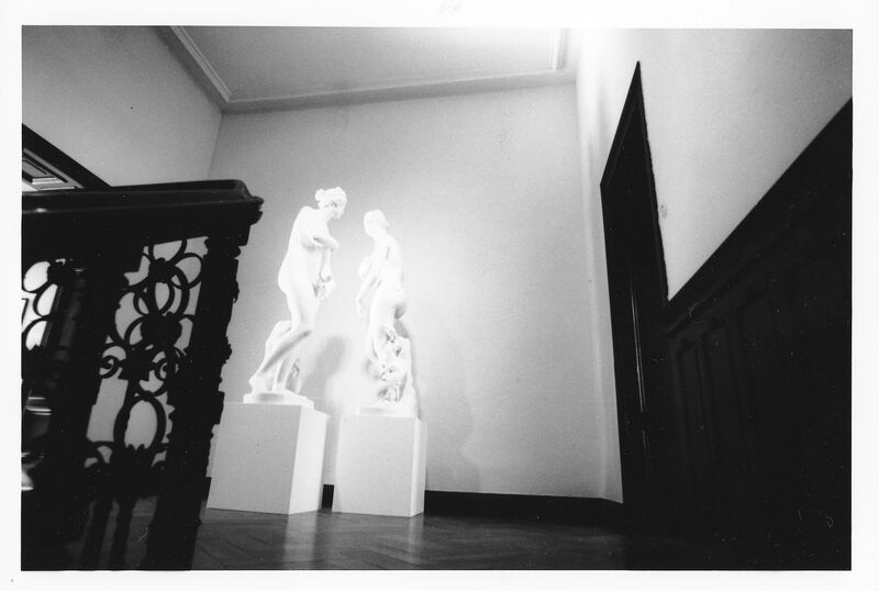 GIULIO PAOLINI, Museum Mönchengladbach 1977, Treppenhaus (V): Mimesi (1976), Foto: Paul Maenz, Archiv Museum Abteiberg