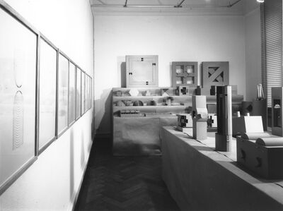 HEERICH, Museum Mönchengladbach 1967, Raum IX, Foto: Ruth Kaiser, Archiv Museum Abteiberg, VG Bild-Kunst, Bonn 2022