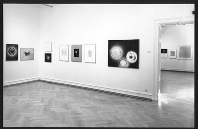 Heinz Mack. Handzeichnungen 1954 - 1974, Museum Mönchengladbach 1974, Raum VII, Foto: Ruth Kaiser, Archiv Museum Abteiberg, © VG Bild-Kunst, Bonn 2022