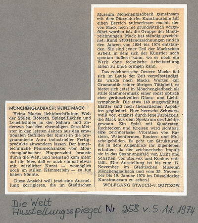 Die Welt, 5.11.1974
