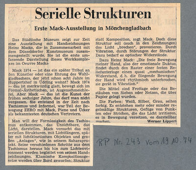 Rheinische Post, 19.10.1974