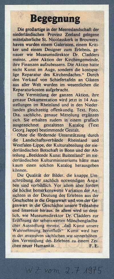 Westdeutsche Zeitung, 2.7.1975
