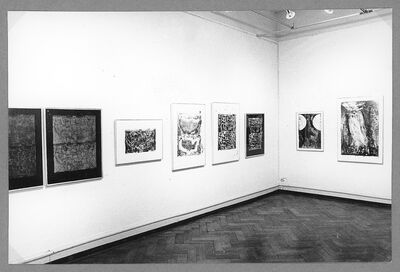 JASPER JOHNS. Das graphische Werk 1960 – 1970, Museum Mönchengladbach 1971, Raum IX, Foto: Albert Weber, Archiv Museum Abteiberg, © VG Bild-Kunst, Bonn 2024