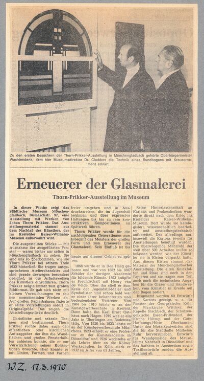 Westdeutsche Zeitung, 17.3.1970