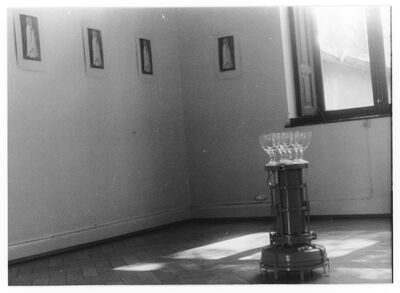 JONAS HAFNER, Lacrimae - La Crime, Museum Mönchengladbach 1976, Foto: Eckhard Goldberg, Archiv Museum Abteiberg