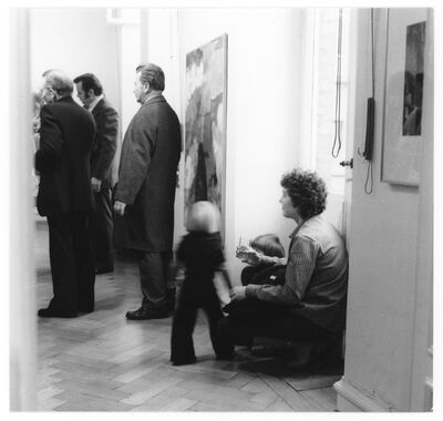 Kunstgemeinschaft die planke und Gäste der planke, Museum Mönchengladbach 1978, Eröffnung, Foto: Ruth Kaiser, Archiv Museum Abteiberg