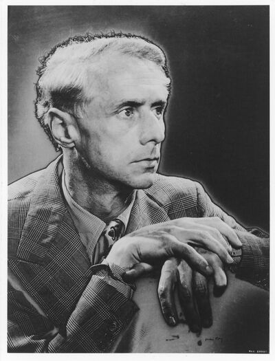 Man Ray, Porträt Max Ernst (1934/1959), Solarisierte Fotografie, Museum Abteiberg