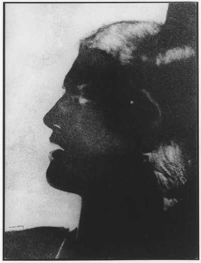Man Ray, Profil mit geöffneten Lippen (1930/1959), Negativ-Fotografie, Museum Abteiberg