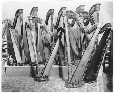 Man Ray, Harfen (vor 1934/1959), Fotografie, Museum Abteiberg