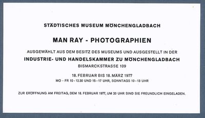 Man Ray – Photographien
