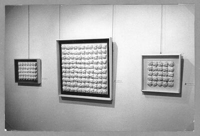 MANZONI, Museum Mönchengladbach 1969/70, Raum VII, Foto: Albert Weber, Archiv Museum Abteiberg, © VG Bild-Kunst, Bonn 2022