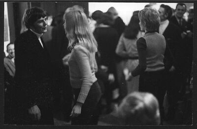 Namenloses Fest im Museum, Museum Mönchengladbach, 4.12.1970, Foto: Albert Weber, Archiv Museum Abteiberg