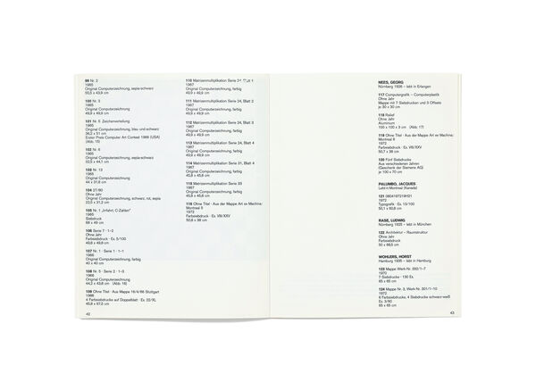 Kassettenkatalog PROGRAMM ZUFALL SYSTEM, 1973