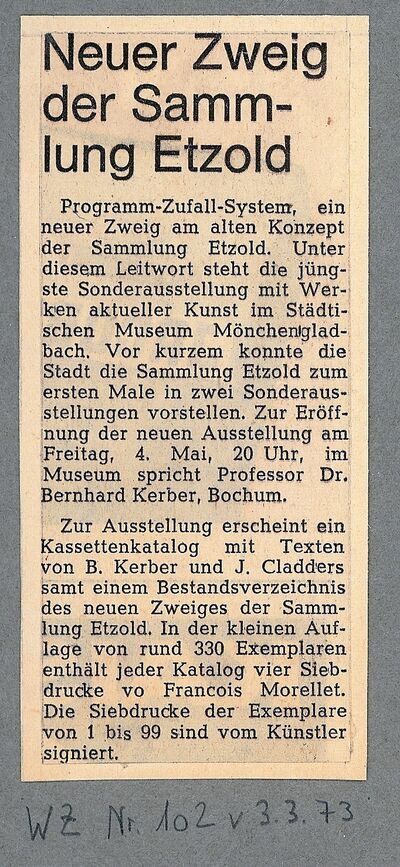 Westdeutsche Zeitung, 3.3.1973