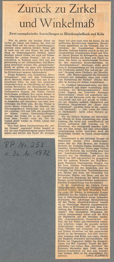 Rheinische Post, 30.10.1972