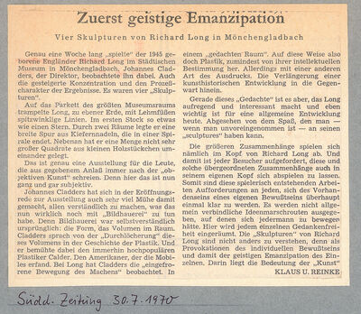 Süddeutsche Zeitung, 30.7.1970
