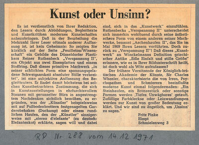 Rheinische Post, 14.12.1971