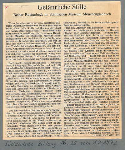 Süddeutsche Zeitung, 1.2.1972